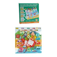 Деревянная логическая доска с магнитной рыбалкой