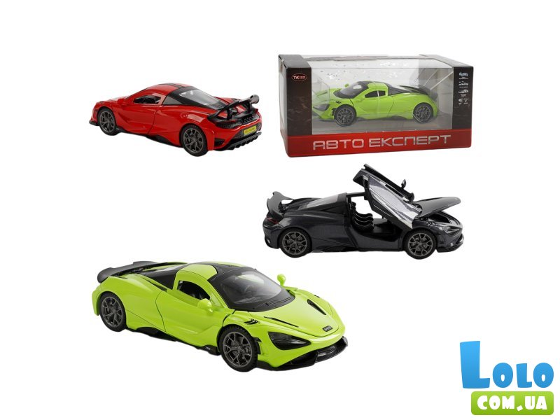 Машина металлическая McLaren 720S, АвтоЕксперт (в ассортименте)