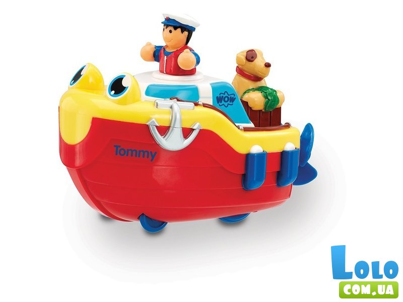 Игрушка для купания Буксир Томми, Wow Toys