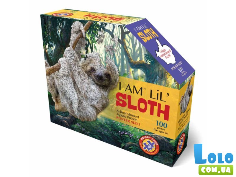 Пазл Ленивец, I AM, 100 эл.