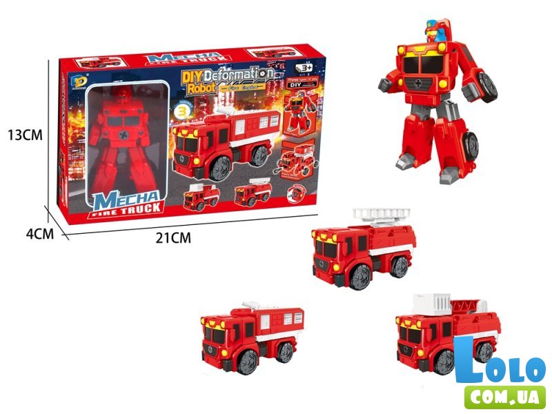 Робот-трансформер Пожарная машина Diy Toys