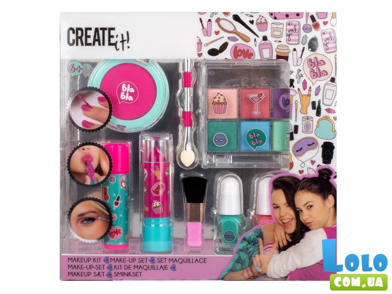 Набор детской косметики Розово-бирюзовый, Create It!