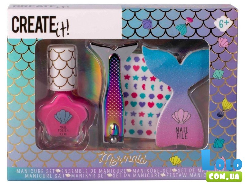 Набор для маникюра Mermaid, Create It!