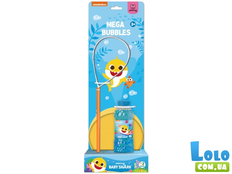 Мыльные пузыри Mega Bubbles с тарелкой Baby Shark, DoDo
