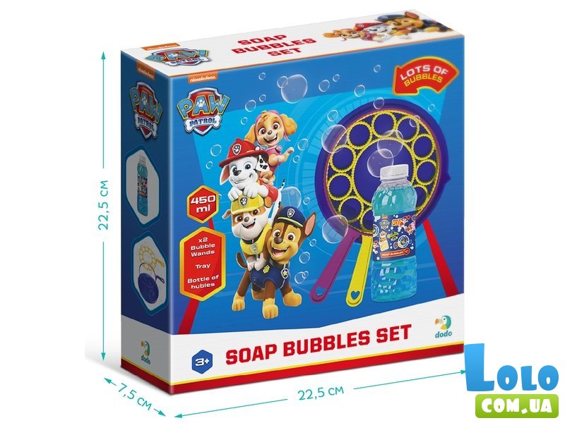 Набор мыльных пузырей Paw Patrol, DoDo