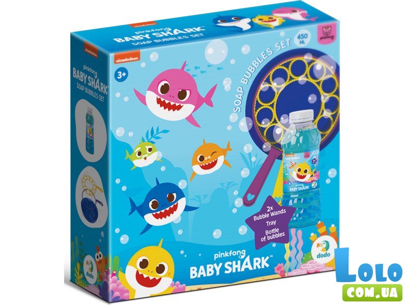 Набор мыльных пузырей Baby Shark, DoDo