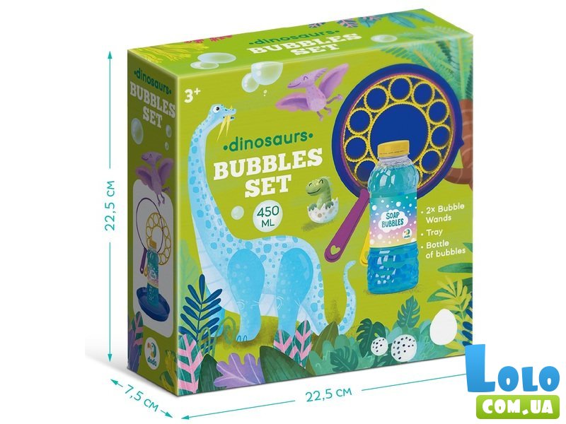 Набор мыльных пузырей Динозавры, DoDo