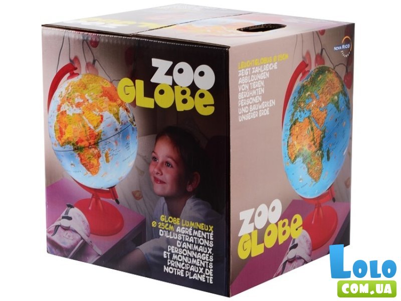 Глобус с подсветкой, Tecnodidattica, 25 см