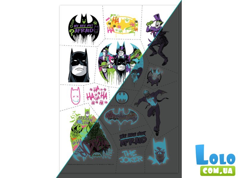 Набор детских временных татуировок Команда Бэтмена, DoDo