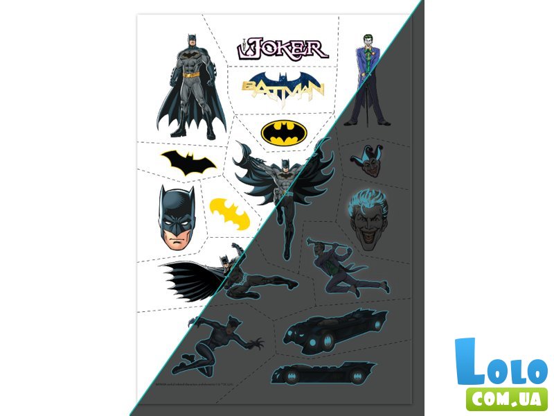 Набор детских временных татуировок Batman. Герои Готем Сити, DoDo