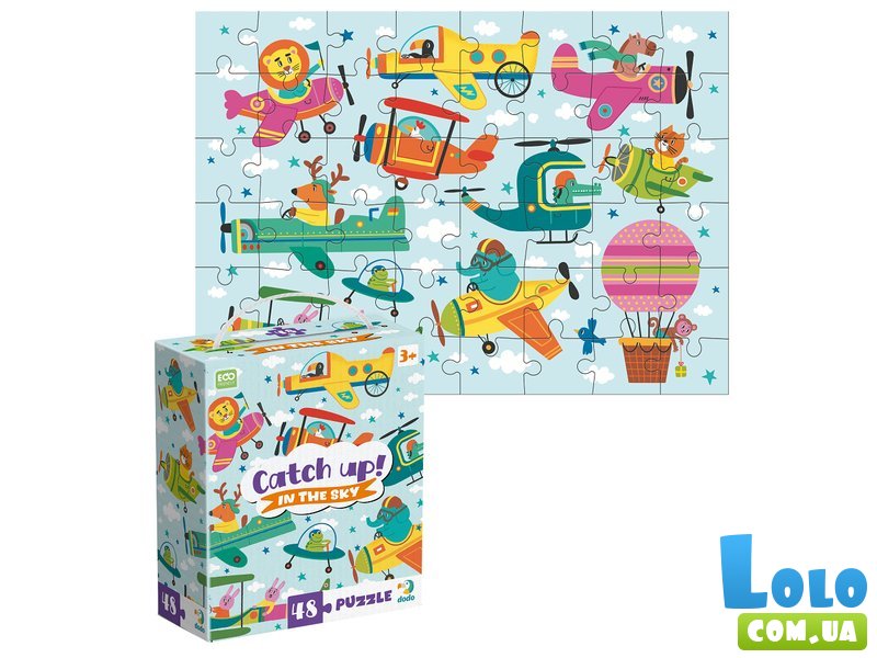 Пазлы Догоняй! В небе, DoDo, 48 эл.
