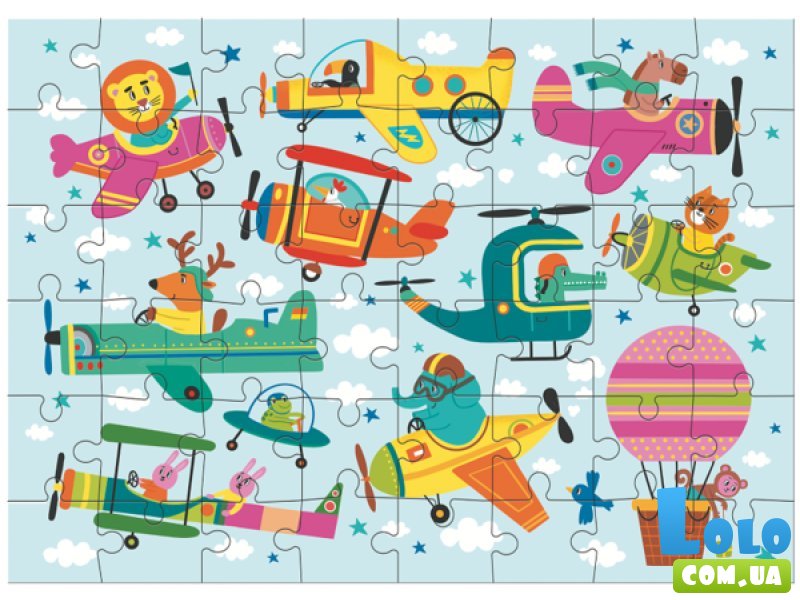 Пазлы Догоняй! В небе, DoDo, 48 эл.