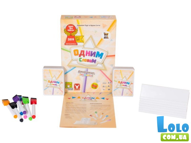 Настольная игра Одним словом, Geekach