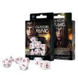 Набор кубиков Classic Runic White & red Dice Set, Q-Workshop