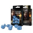 Набор кубиков Classic Runic Glacier & White Dice Set, Q-Workshop