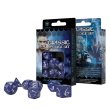 Набор кубиков Classic RPG Cobalt & white Dice Set, Q-Workshop
