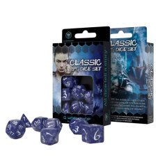 Набор кубиков Classic RPG Lavender & white Dice Set, Q-Workshop