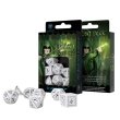 Набор кубиков Elvish White & Black Dice Set, Q-Workshop