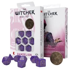 Набор кубиков The Witcher Dice Set. Dandelion - Viscount de Lettenhove Dice Set, Q-Workshop