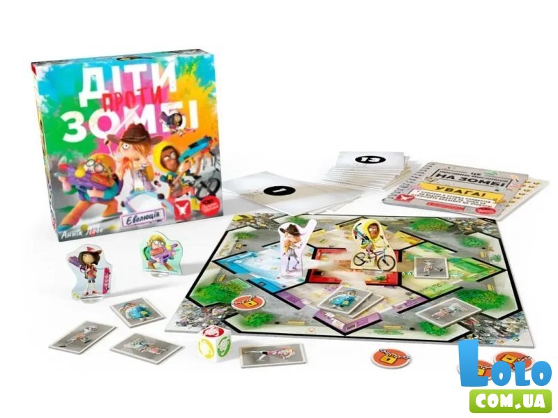 Настольная игра Дети против зомби, Geekach