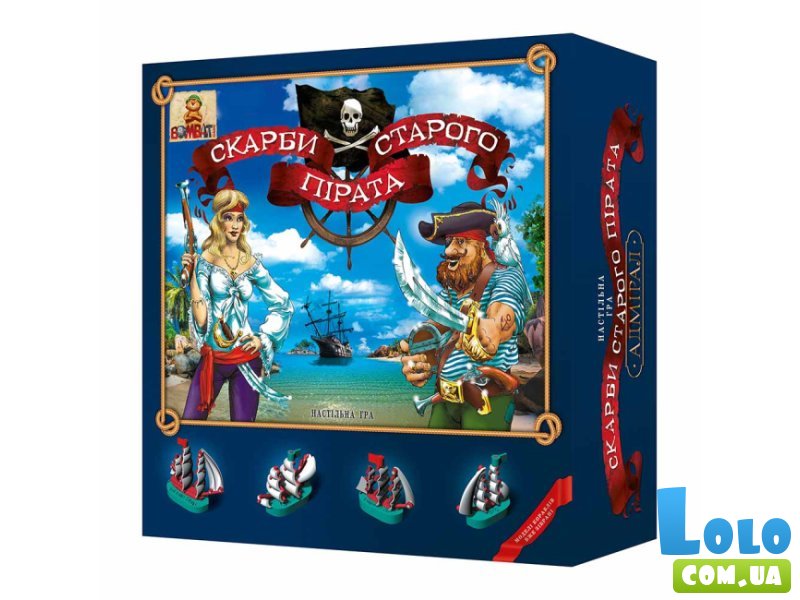 Настольная игра Сокровища старого пирата, Bombat Game