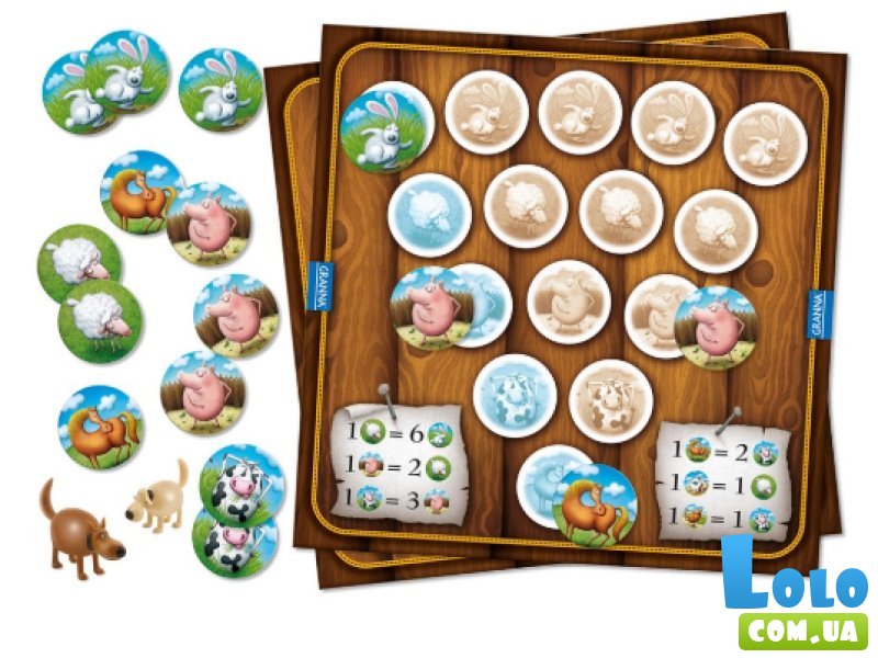 Настольная игра Суперфермер 3 в 1: Барсук & Коза, Granna