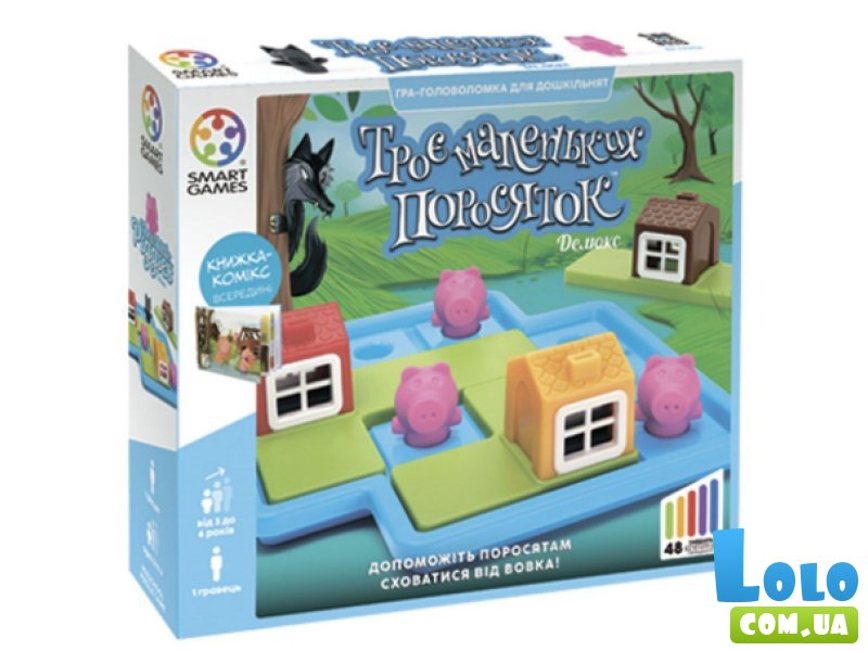 Настольная игра Три маленьких поросенка, Smart Games