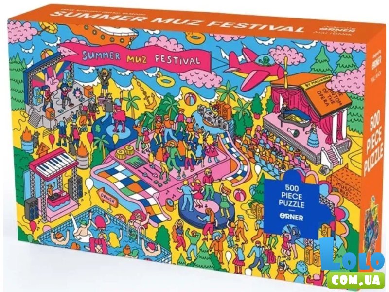 Пазл Музыкальный фестиваль, Orner, 500 эл.