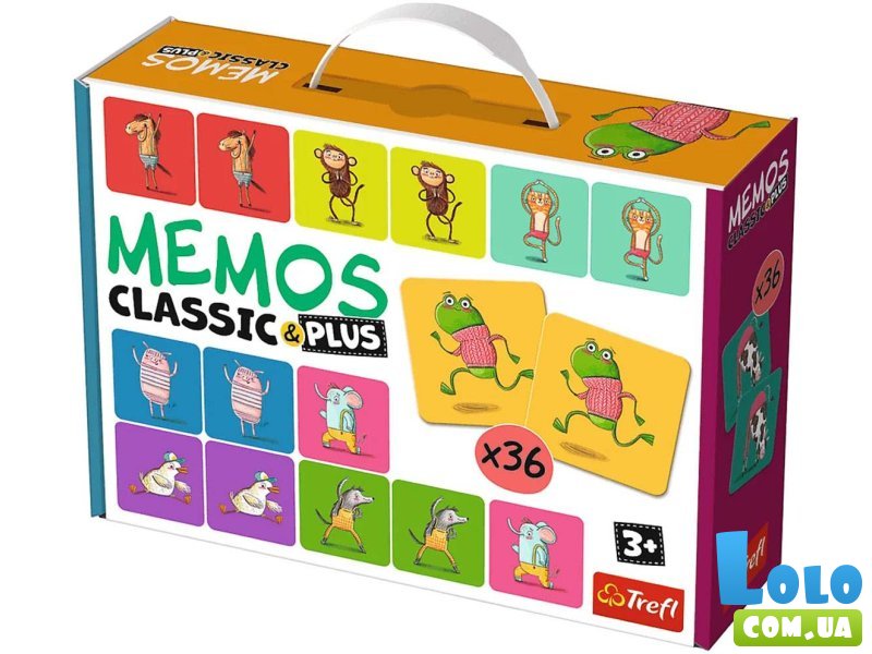 Настольная игра Мемос Классический: Двигайся и играй, Trefl