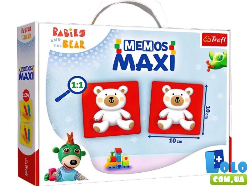 Настольная игра Memos Maxi Мишки, Trefl