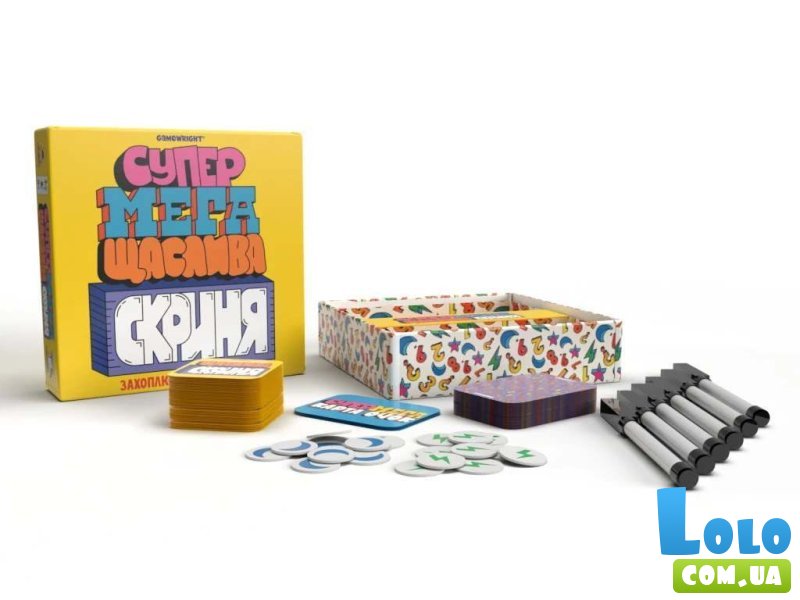 Настольная игра Супер мега счастливый сундук, FeelIndigo