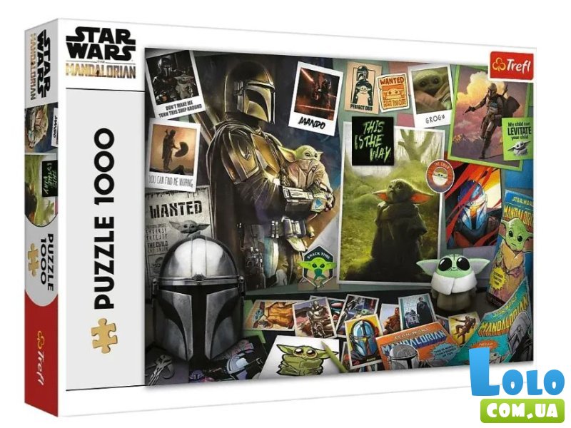 Пазл Звездные войны. Мандалорец: Коллекция Грога, Trefl, 1000 эл.