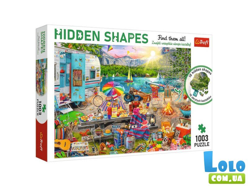 Скрытый пазл: Поездка на фургоне, Trefl, 1003 эл.