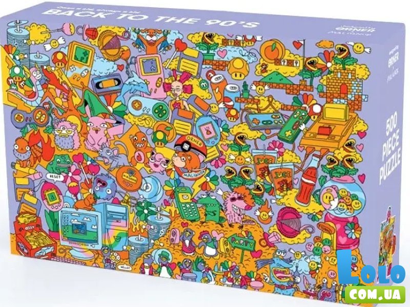 Пазл Серия 90-е. Игры, Orner, 500 эл.