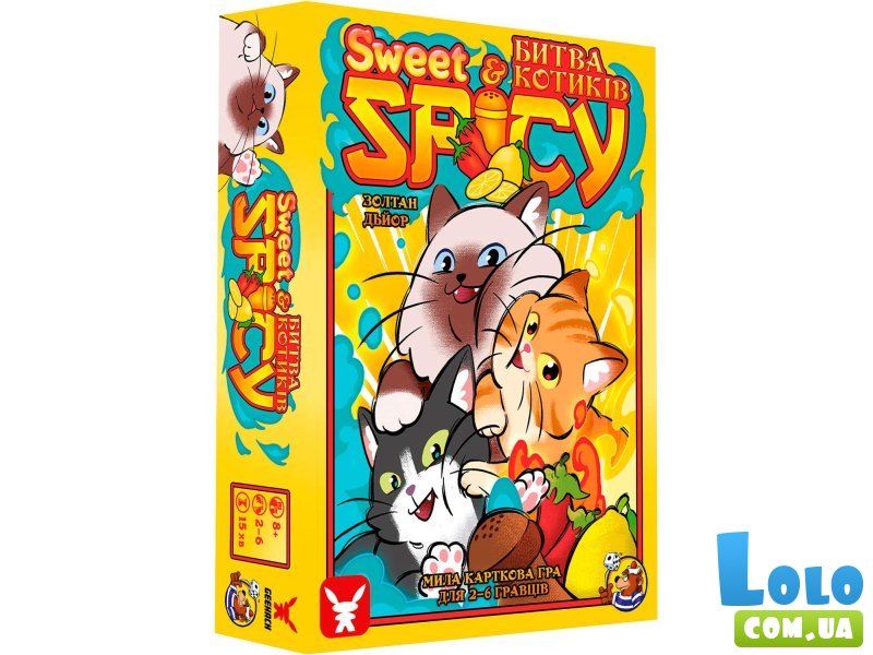Настольная игра Sweet & Spicy. Битва котиков, Geekach