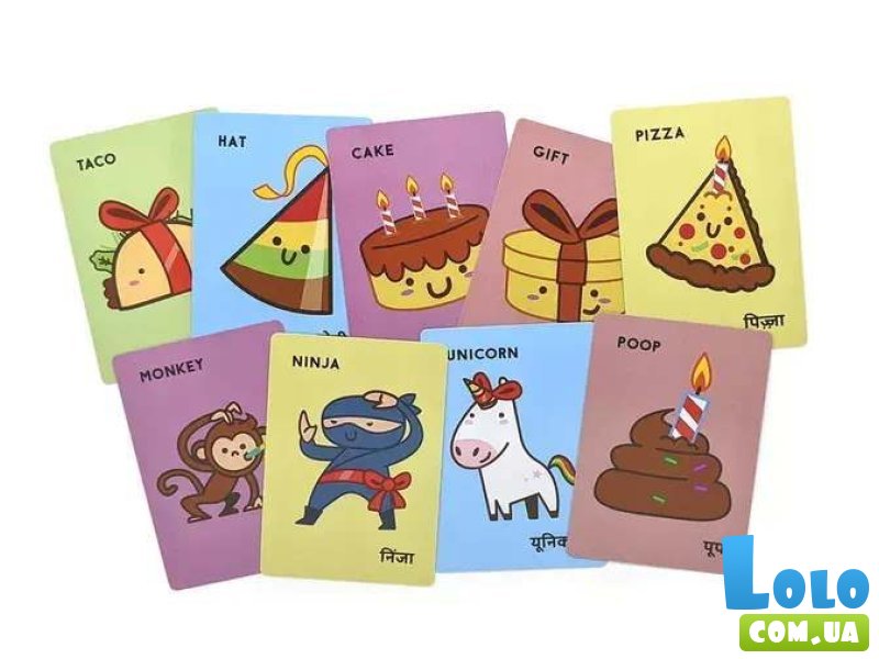 Настольная игра Тако Сок Колпак Торт Пицца, FeelIndigo