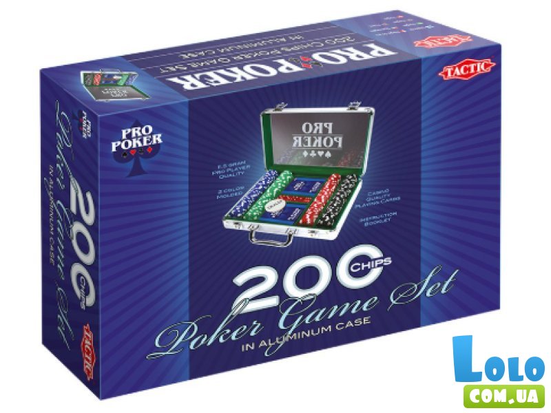 Настольная игра Покер в алюминиевом кейсе, Tactic