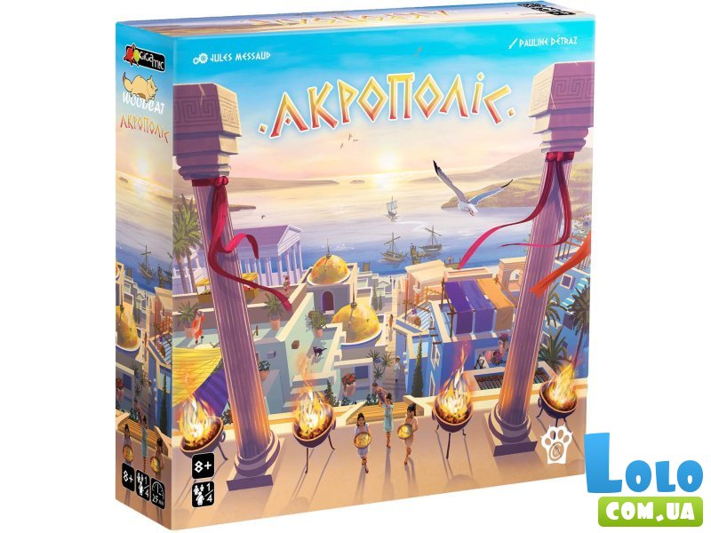 Настольная игра Акрополис, WoodCat