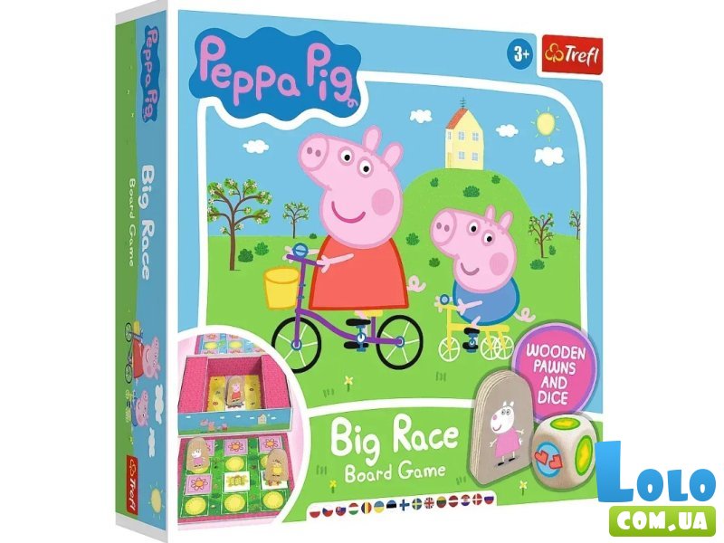 Настольная игра Большая гонка. Свинка Пеппа, Trefl