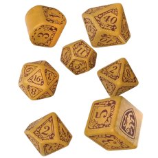 Набор кубиков Harry Potter. Gryffindor Modern Dice Set - Gold, Q-Workshop