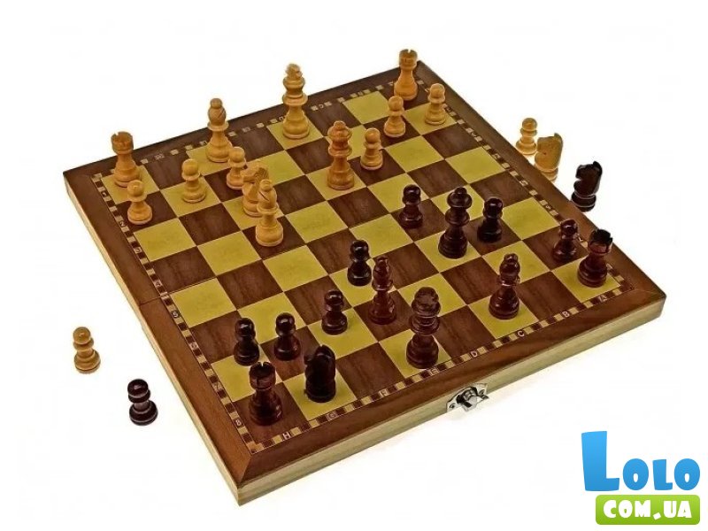 Настольная игра Шахматы деревянные с магнитом