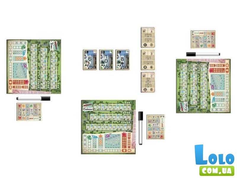 Настольная игра Бумажные кварталы, Lord of Boards