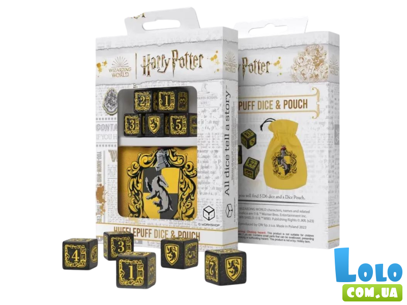 Набор кубиков и мешочек Гафелпаф, Q-Workshop