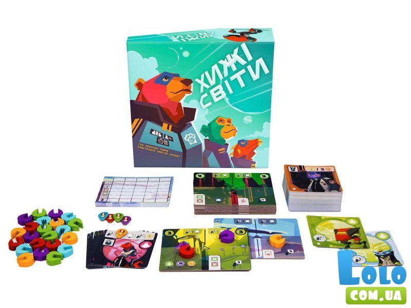 Настольная игра Хищные миры, WoodCat