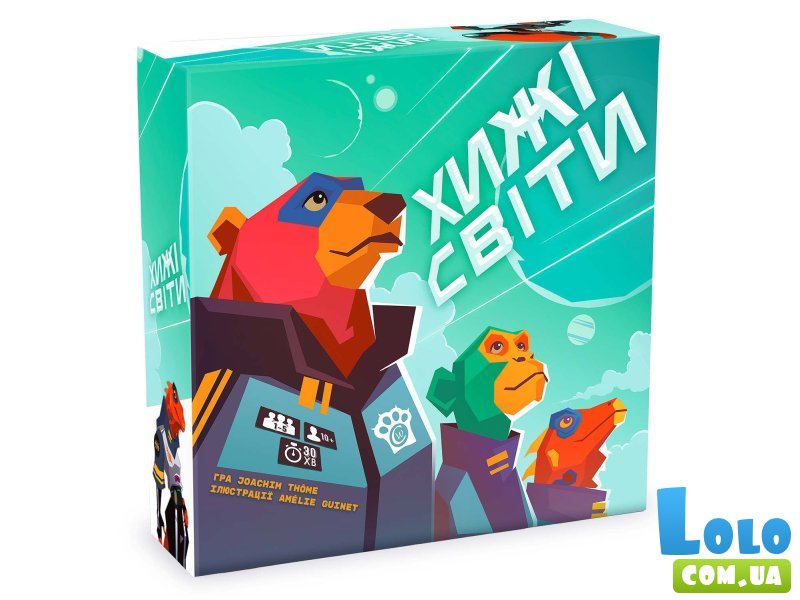 Настольная игра Хищные миры, WoodCat