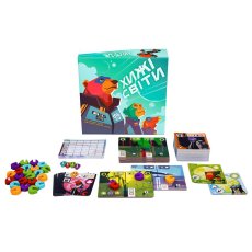 Настольная игра Хищные миры, WoodCat