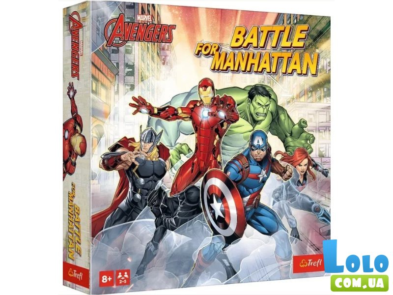 Настольная игра Мстители: Битва за Манхэттен, Trefl