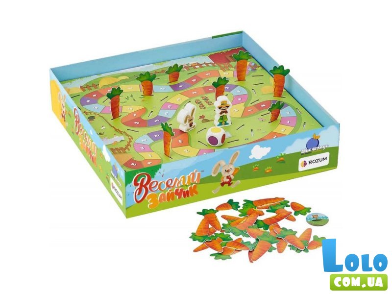 Настольная игра Веселый зайчик, Rozum