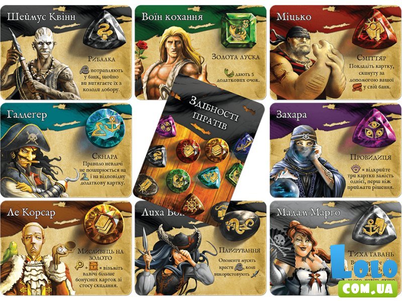 Настольная игра Сокровища пиратов, Games7Days