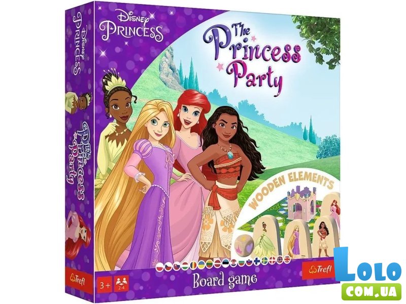 Настольная игра Вечеринка для принцесс: Дисней принцессы, Trefl